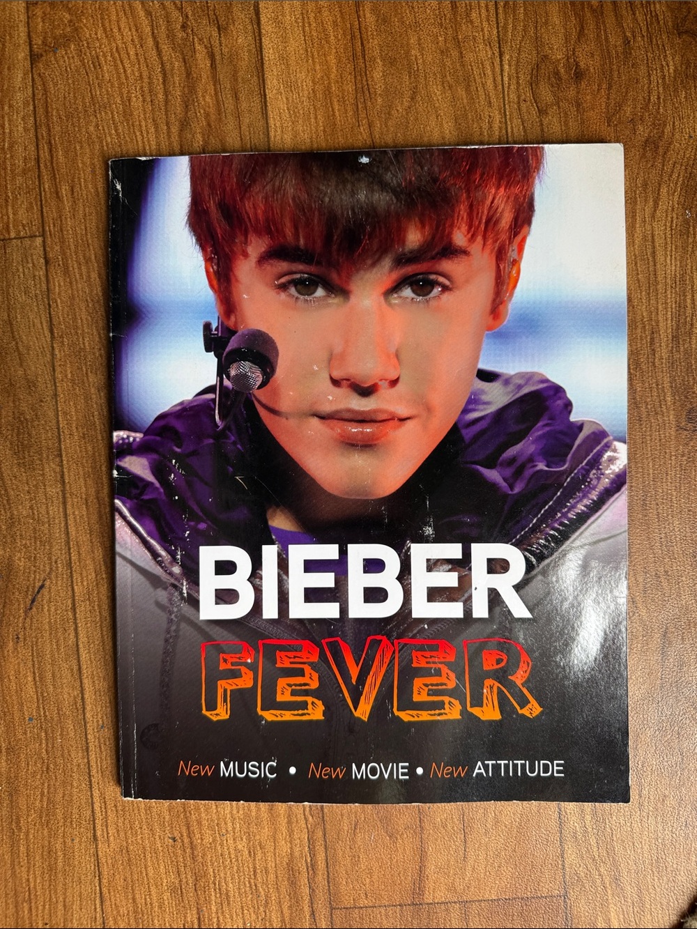 A soft cover of the 2011 Bieber Fever